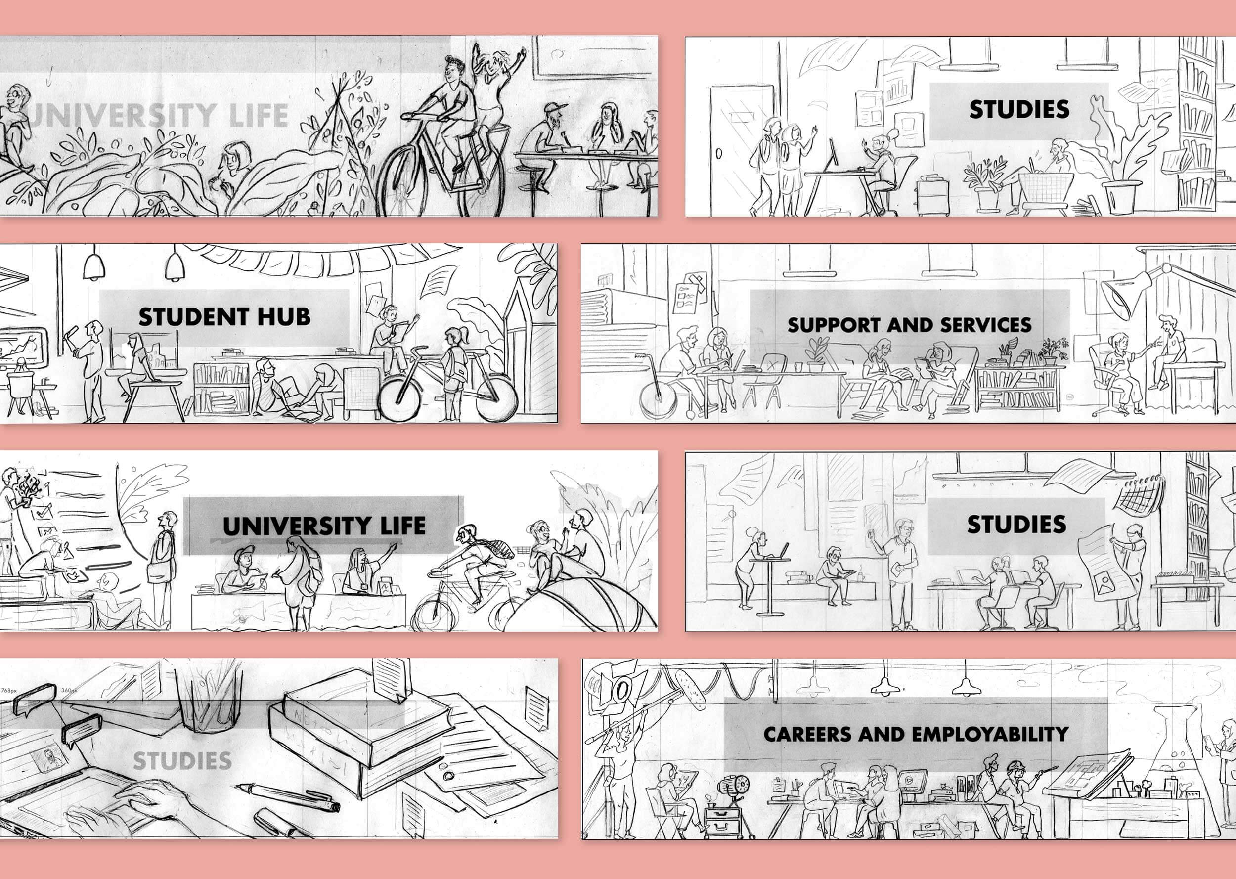 student-hub-sketches